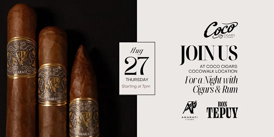 Amarati Cigars Experience at Coco Cigars at CocoWalk