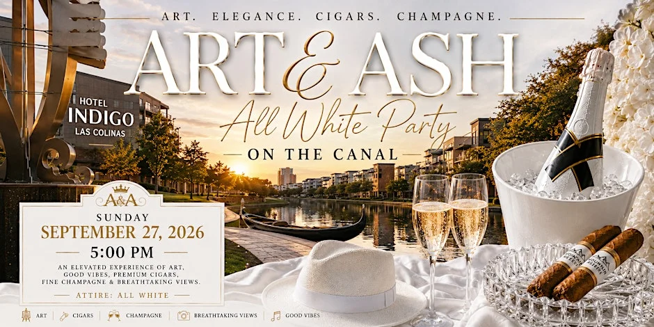 ART & ASH: ALL WHITE AFFAIR! at Hotel Indigo Irving Las Colinas