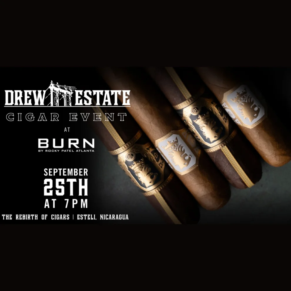 Drew Estate Cigar Event at BURN at BURN at The Battery Atlanta