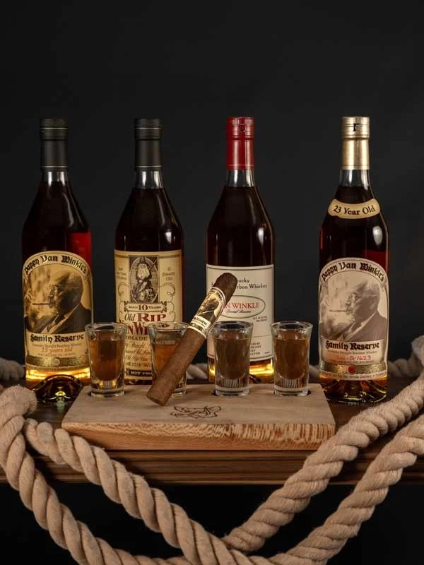 Friday Night Pappy Flight at Fox Cigar Bar