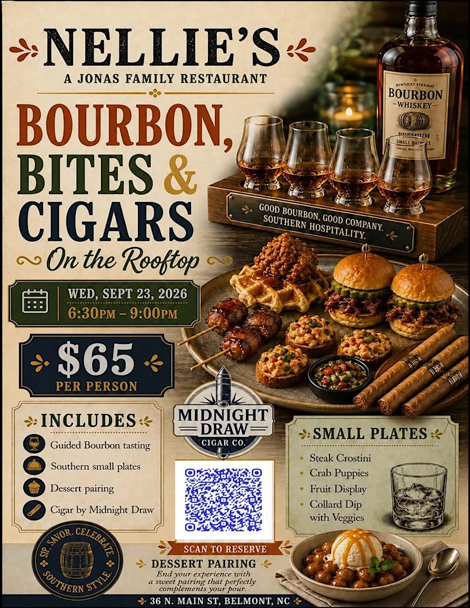Nellie's Southern Kitchen presents Bourbon, Bites and Cigars at Nellie's Southern Kitchen