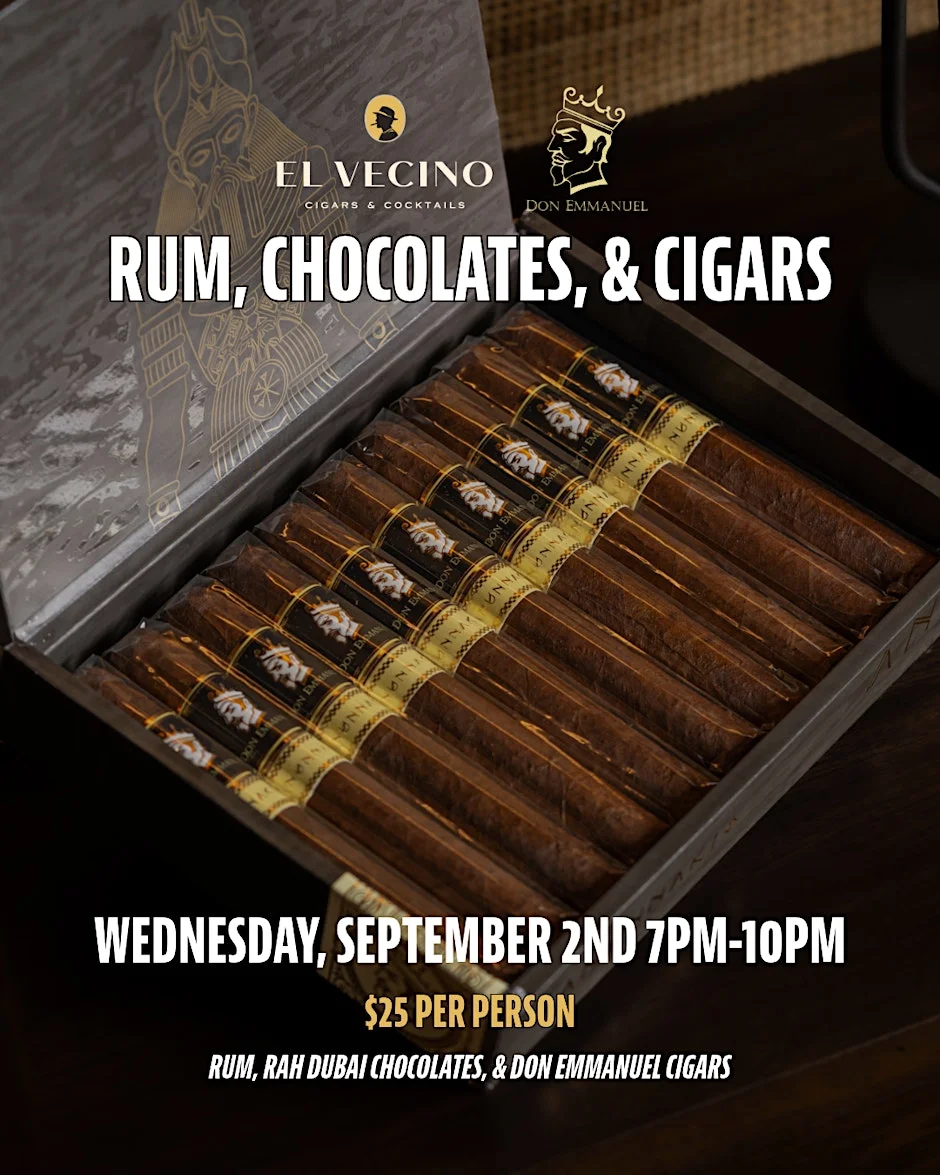 Rum, Dubai Chocolate & Cigars at El Vecino
