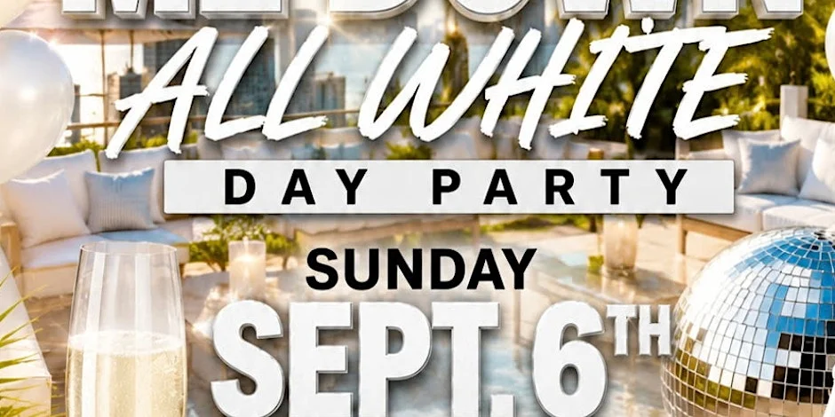 WHITE ME DOWN All White Day Party at Urban Ash Cigar Lounge